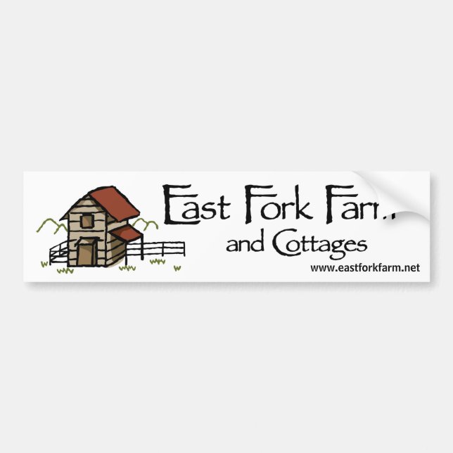 East Fork Farm Bumper Sticker (Front)
