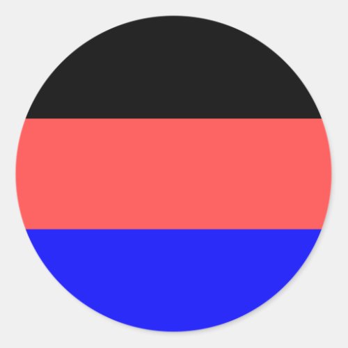 East Frisia Germany Flag Classic Round Sticker