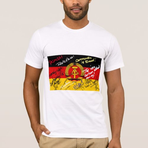 East German Flag T_Shirt