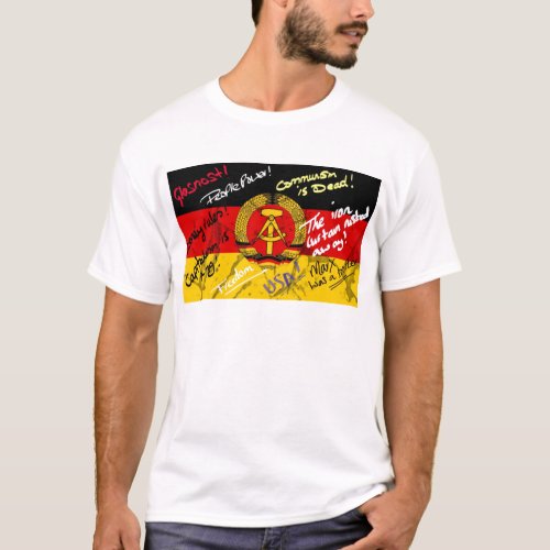 East German Flag T_Shirt