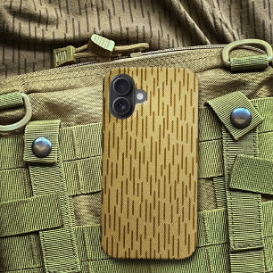 East German Strichtarn Camo Classic Worn Raindrop iPhone 15 Case