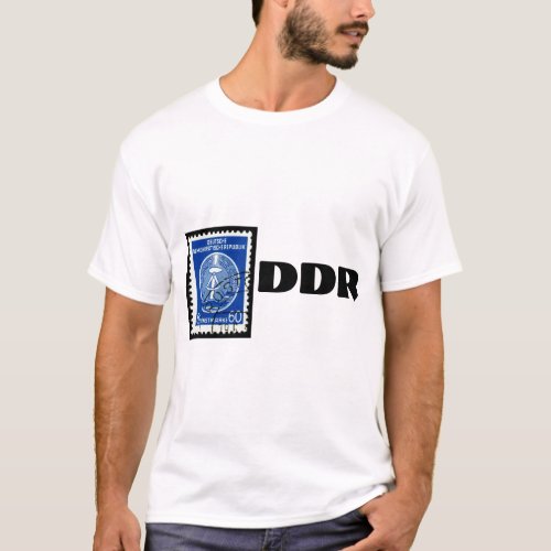 East German T_Shirt with DDR Stamp