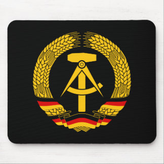 East Germany Coat of Arms / Deutschland State Seal Mouse Pad