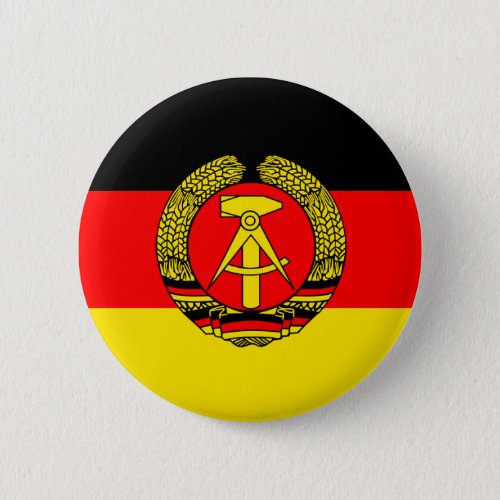 East Germany Flag Button