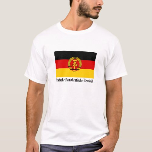 East Germany Flag Deutsche Demokratische Republik T_Shirt
