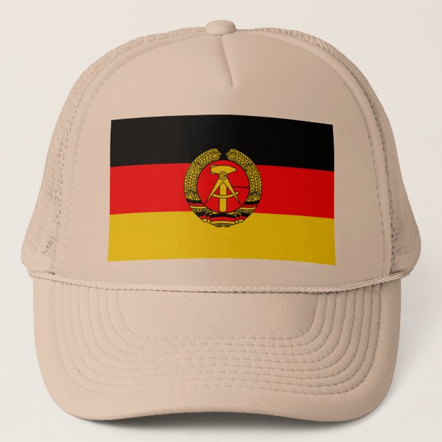 East Germany, Flag Trucker Hat (Front)