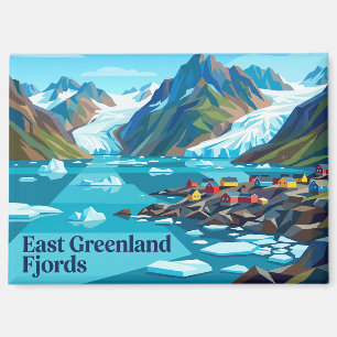 East Greenland Fjords Magnet