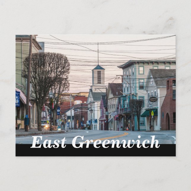 East Greenwich RI Postcard (Front)