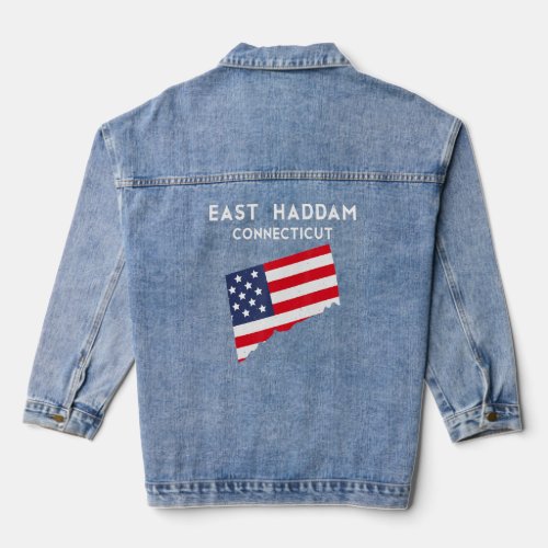 East Haddam Connecticut USA State America Travel C Denim Jacket