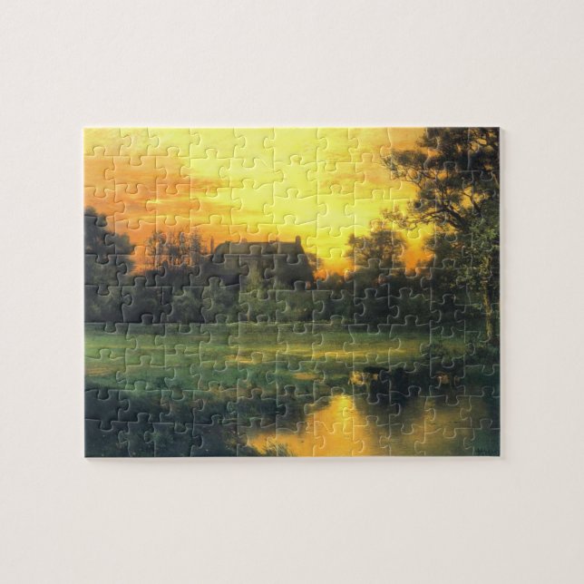 East Hampton, Long Island - Thomas Moran (1897) Jigsaw Puzzle (Horizontal)