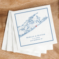 East Hampton NY Elegant Navy Blue Wedding