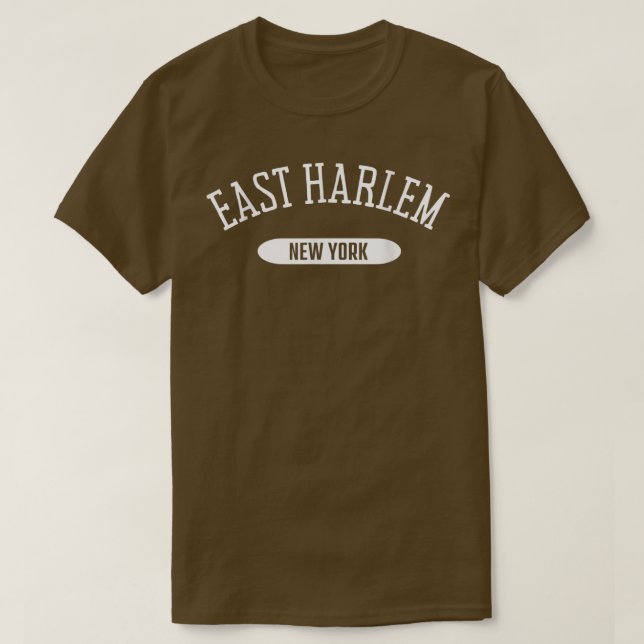 East Harlem  Classic Style East Harlem New York NY T-Shirt (Design Front)