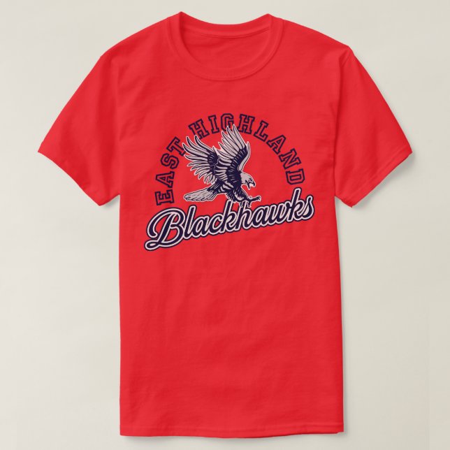 East Highland Blackhawks T-Shirt (Design Front)
