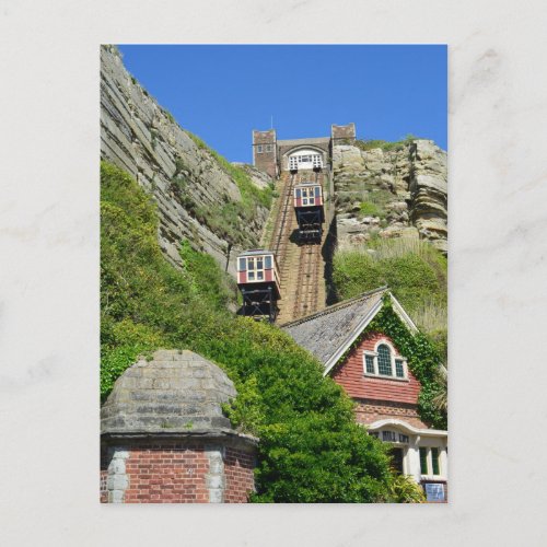 East Hill Lift Hastings England Postcard