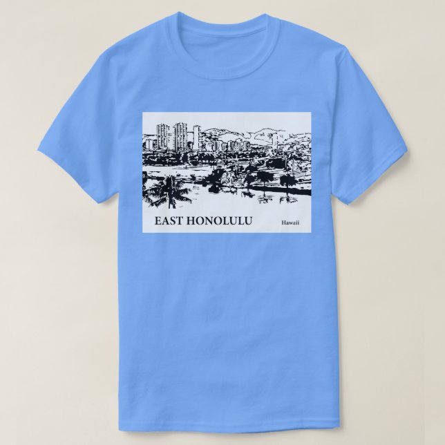 East Honolulu Hawaii TShirt 2 (Design Front)