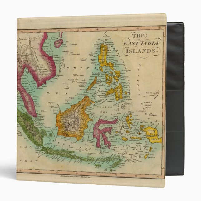 East India Islands 3 Ring Binder (Front/Inside)