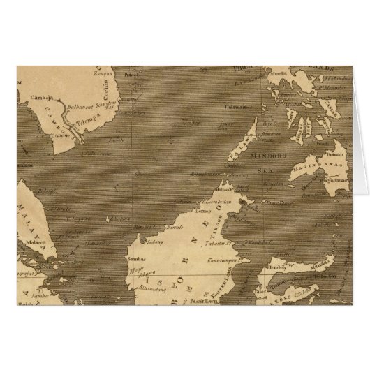 East India Islands Map by Arrowsmith Cards (Front Horizontal)