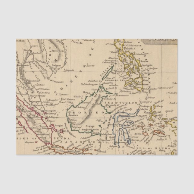 East India Islands Tissue Paper (Front)