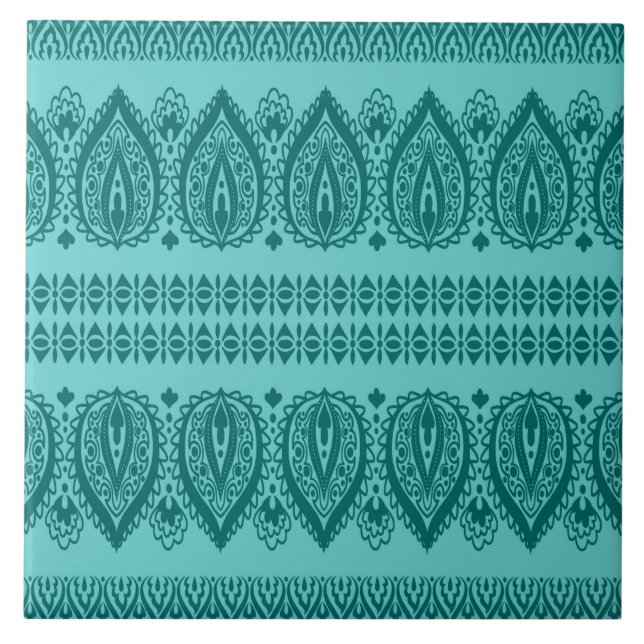 East Indian Ceramic Tile (Front)