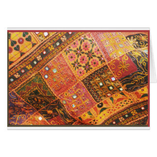 East Indian Fabrics Cards