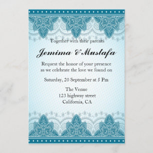 East Indian Mandala Wedding Invitation