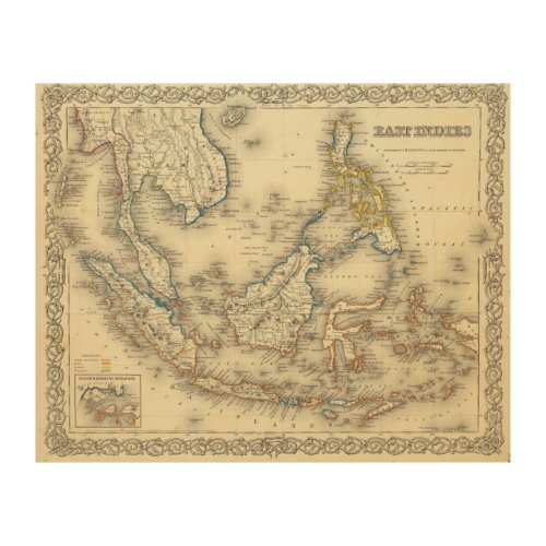 East Indies 2 Wood Wall Decor