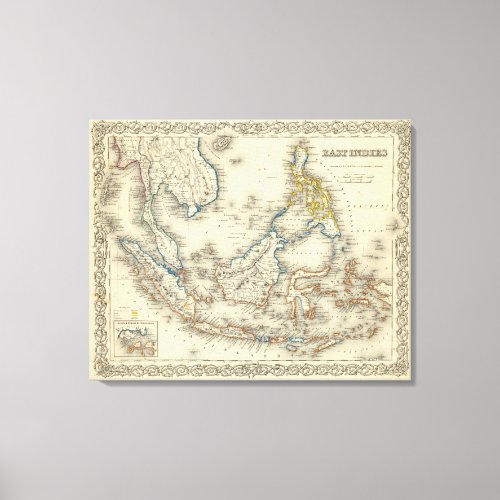 East Indies 3 Canvas Print