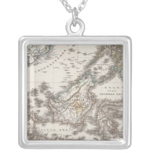 East Indies 3 Silver Plated Necklace