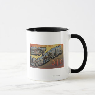 East Liverpool, Ohio - Large Letter Scenes Mug