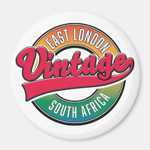 East London South Africa logo Magnet