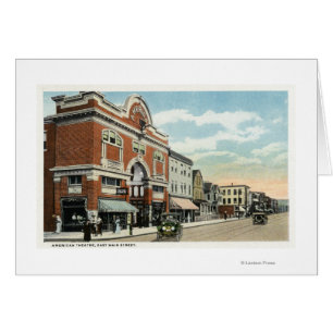 East Main Street View of the American Theatre Cards