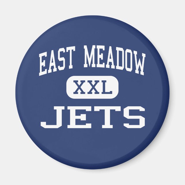 East Meadow - Jets - High - East Meadow New York Magnet (Front)