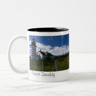 East n West Quoddy Lighthouse MUG