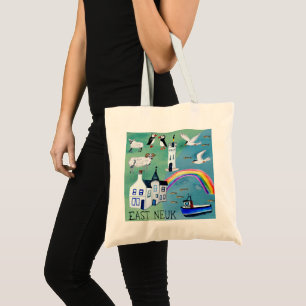 East Neuk Fife Scotland Watercolor Art Tote Bag