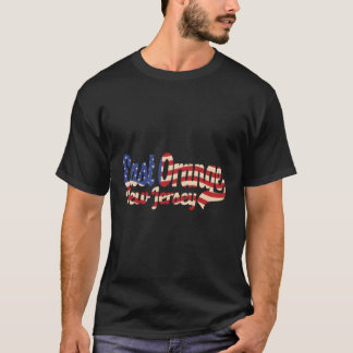 East Orange City New Jersey American Flag T-Shirt