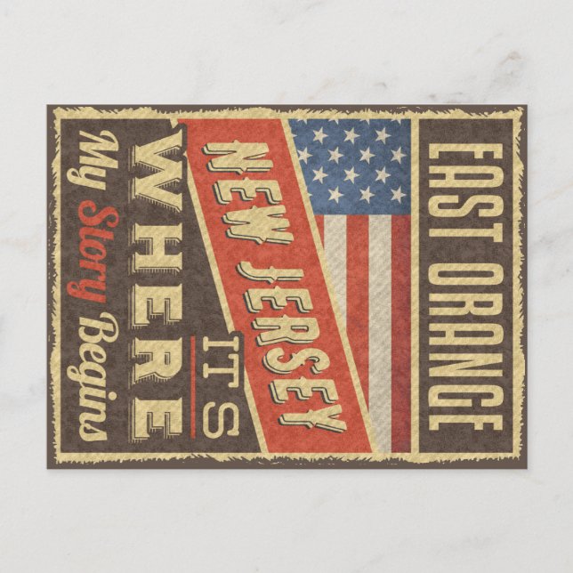 East Orange New Jersey Postcard (Front)