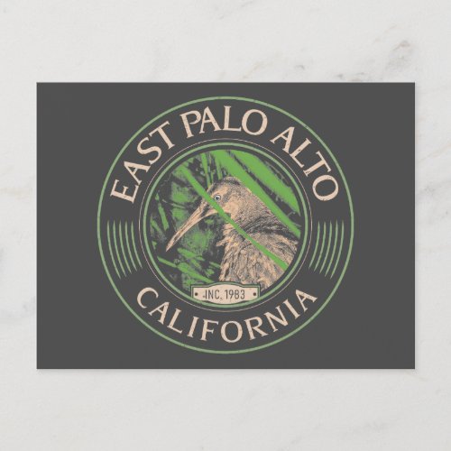 EAST PALO ALTO SAN MATEO CALIFORNIA POSTCARD
