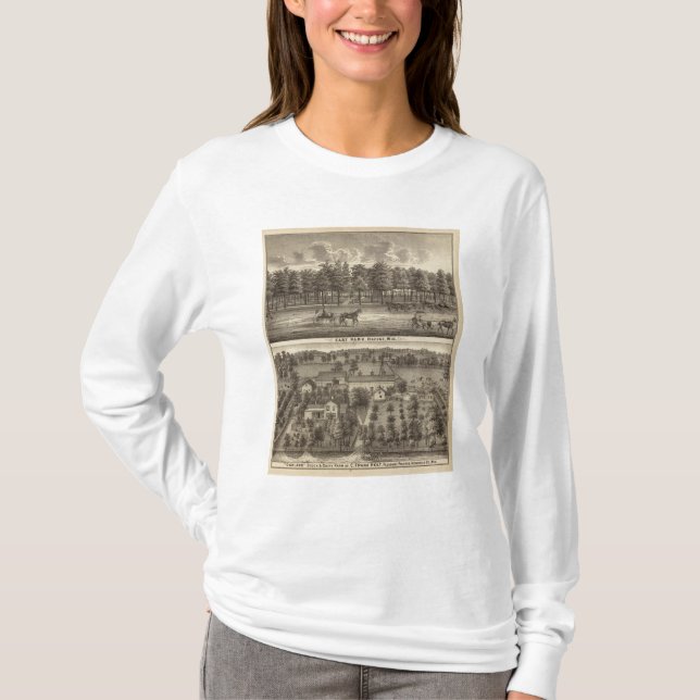 East Park, Racine and Oakland Farm T-Shirt (Front)
