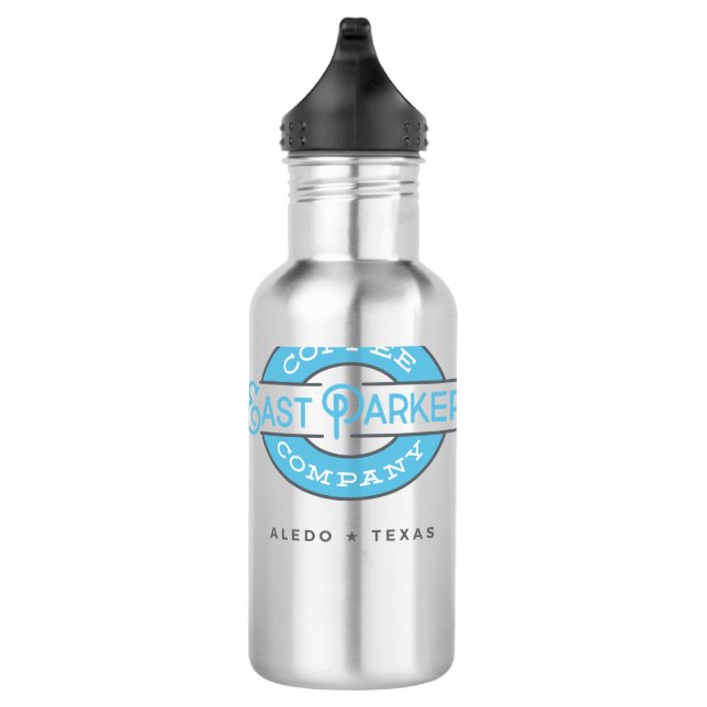 East Parker Coffee "Retro" 24 oz Stainless Bottle (Right)
