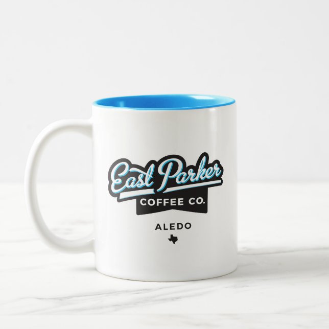 East Parker Script Logo 11 oz. Coffee Mug (Left)