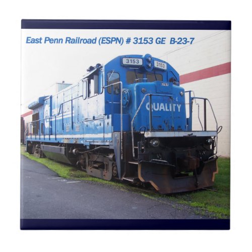 East Penn Railroad Locomotive 3153 Tile