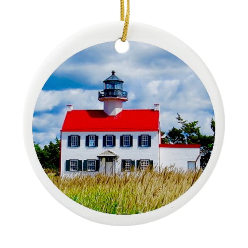 East Point Lighthouse Ceramic Ornament