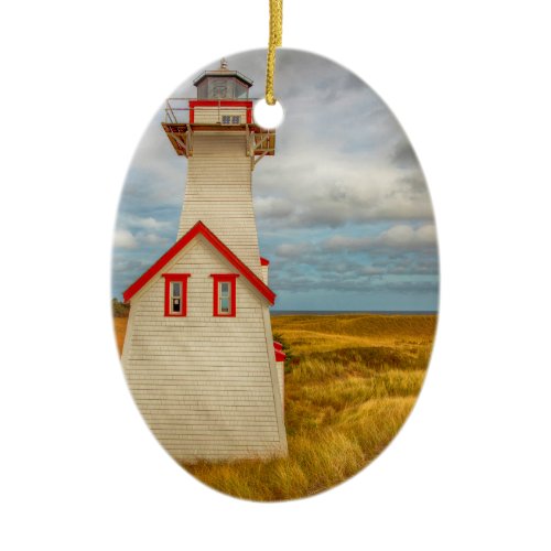 East Point Lighthouse Ceramic Ornament