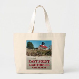 East Point Lighthouse, New Jersey Jumbo Tote Bag