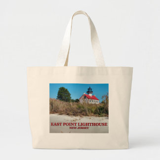 East Point Lighthouse, New Jersey Jumbo Tote Bag