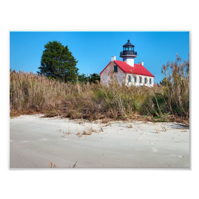 East Point Lighthouse, New Jersey Photo Print (Front)