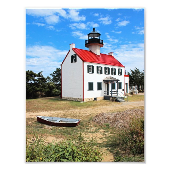East Point Lighthouse, New Jersey Photo Print (Front)