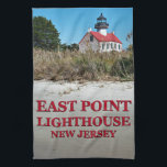 East Point Lighthouse, New Jersey Tea Towel<br><div class="desc">East Point Lighthouse,  New Jersey Tea Towel</div>