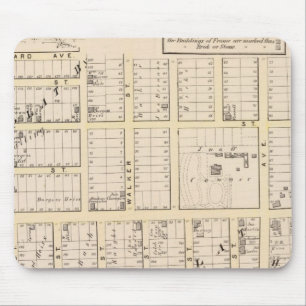 East Providence Rhode Island Map Mouse Pad