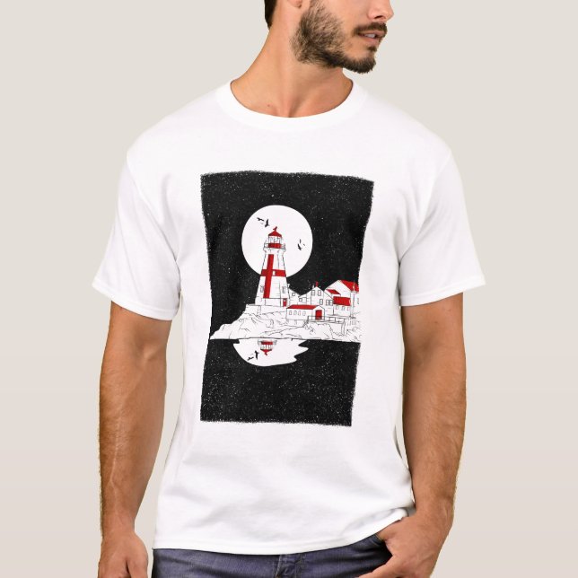 East Quoddy Head Lighthouse flat shirt amazon (Front)